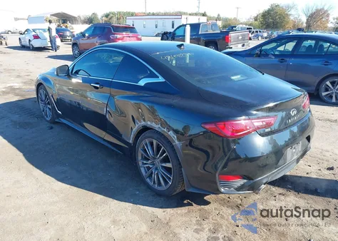 2017 Infiniti Q60 3.0T Red Sport 400 из США, поврежденный, VIN JN1FV7EL2HM701170